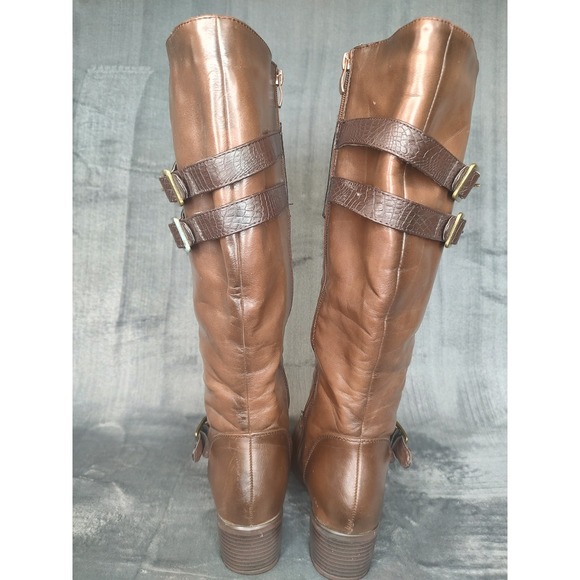 Corkeys Wyatt Tennley Buckle Boot Riding Boot Brown Size 8 - Picture 9 of 16